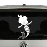 Mermaid Silhouette Mandala 1 Vinyl Decal Sticker