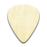 Guitar Pick - Laser Cut Out Unfinished Wood Shape Craft Supply