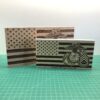 Wooden Laser Engraved Military American Flag Customized