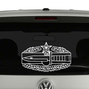 Combat Action Badge 2nd Award Vinyl Decal Sticker