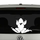 Frog with Heart for Frog Lovers Vinyl Decal Sticker