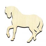 Horse - Laser Cut Out Unfinished Wood Shape Craft Supply