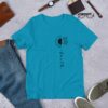 Faith Cross Sunflower Butterflies (black design) Short-Sleeve Unisex T-Shirt - Image 3