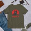 Catzilla Cat Lovers Godzilla Mash-Up Short-Sleeve Unisex T-Shirt - Image 6