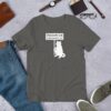 Freedom for Schrodinger's Cat! Funny Cat-Science Design Short-Sleeve Unisex T-Shirt - Image 7