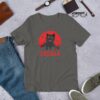 Catzilla Cat Lovers Godzilla Mash-Up Short-Sleeve Unisex T-Shirt - Image 7