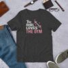 This Girl Loves the Gym Hearts and Barbell Short-Sleeve Unisex T-Shirt - Image 5