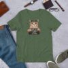 Bad Kitty Mug Shot San Diego Police Dept. Funny Cats Short-Sleeve Unisex T-Shirt - Image 9