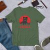 Catzilla Cat Lovers Godzilla Mash-Up Short-Sleeve Unisex T-Shirt - Image 8