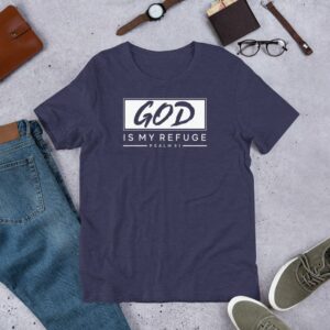 God is my Refuge Psalms 91 Short-Sleeve Unisex T-Shirt - Image 5