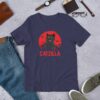 Catzilla Cat Lovers Godzilla Mash-Up Short-Sleeve Unisex T-Shirt - Image 3
