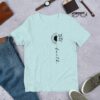 Faith Cross Sunflower Butterflies (black design) Short-Sleeve Unisex T-Shirt - Image 9