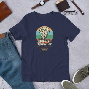 Golden Retriever - Official Dog of the Coolest People in the World Short-Sleeve Unisex T-Shirt - Image 2