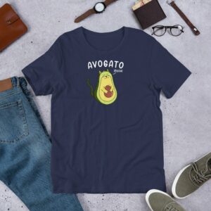 Avagato Cat Spanish Avocado Cat Kitten Seed Short-Sleeve Unisex T-Shirt - Image 2
