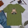 Bad Kitty Mug Shot San Diego Police Dept. Funny Cats Short-Sleeve Unisex T-Shirt - Image 10