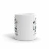 My cat is the reason I wake up every morning White Glossy Mug - Image 3