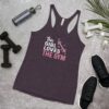 This Girl Loves the Gym Hearts and Barbell clWomen's Racerback Tank - Image 7