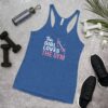 This Girl Loves the Gym Hearts and Barbell clWomen's Racerback Tank - Image 8