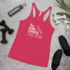 This Girl Loves the Gym Hearts and Barbell clWomen's Racerback Tank - Image 5