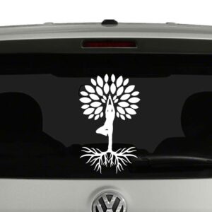 Yoga Tree Vrksasana Tree Pose Vinyl Decal Sticker