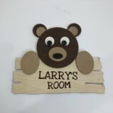 Baby Bear Name Sign Laser Cut Wood Crafting Kit