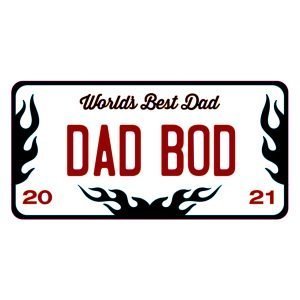 Dad Themed License Plates Laser Cut Crafting Kits