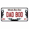 Dad Themed License Plates Laser Cut Crafting Kits