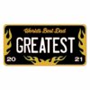 Dad Themed License Plates Laser Cut Crafting Kits