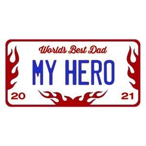 Dad Themed License Plates Laser Cut Crafting Kits