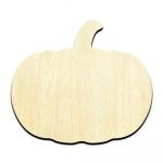 Pumpkin Halloween- Laser Cut Out Unfinished Wood Shape Craft Supply