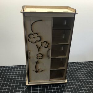 Barbie Doll House Wardrobe Closet - Laser Cut Crafting Kits