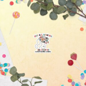 Not All Wounds Are Obvious Bubble-free stickers