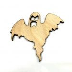 Ghost Halloween Laser Cut Out Unfinished Wood Shape Craft