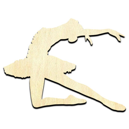 Ballet Ballerina Dance 3 Cut Out Unfinished Wood Shape Craft Supply