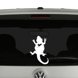 Bearded Dragon Heart Vinyl Decal Sticker Car