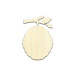 Beehive on Branch Laser Cut Out Unfinished Wood Shape Craft Supply