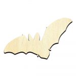 Bat Flying Cut Out Unfinished Wood Shape Craft Supply