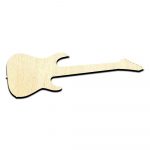 Guitar Cut Out Unfinished Wood Shape Craft Supply