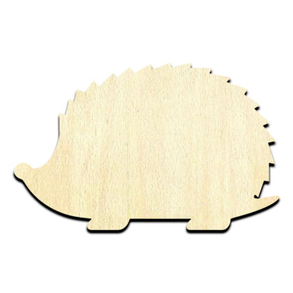 Hedgehog Cut Out Unfinished Wood Shape Craft Supply