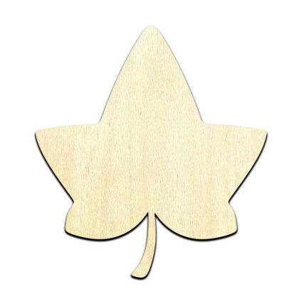 Ivy Leaf Cut Out Unfinished Wood Shape Craft Supply
