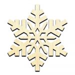 Snowflake 2 Cut Out Unfinished Wood Shape Craft Supply