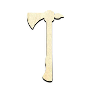 Tomahawk Axe Cut Out Unfinished Wood Shape Craft Supply