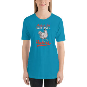 Just A Girl Who Loves Peckers Chicken Lovers Short-Sleeve Unisex T-Shirt - Image 8