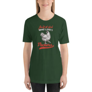 Just A Girl Who Loves Peckers Chicken Lovers Short-Sleeve Unisex T-Shirt - Image 5