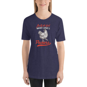 Just A Girl Who Loves Peckers Chicken Lovers Short-Sleeve Unisex T-Shirt - Image 4