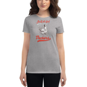Just A Girl Who Loves Peckers Chicken Lovers Women's short sleeve t-shirt