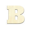 Alphabet Letters Laser Cut Out Unfinished Wood Shape Craft - Image 2