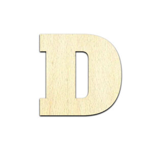 Alphabet Letters Laser Cut Out Unfinished Wood Shape Craft - Image 4
