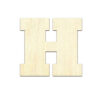Alphabet Letters Laser Cut Out Unfinished Wood Shape Craft - Image 8
