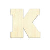 Alphabet Letters Laser Cut Out Unfinished Wood Shape Craft - Image 11